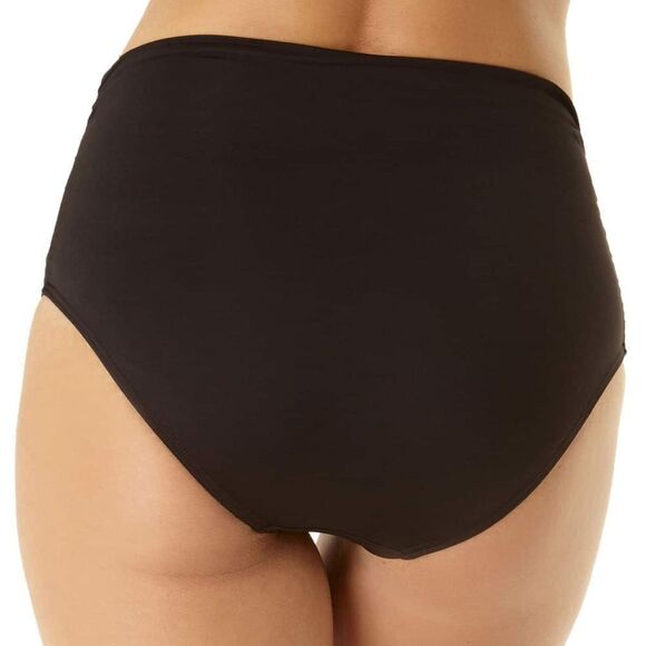 NWT Anne Cole Live In Color Convertible High Waist Shirred Swim Bottom 18W - Picture 3 of 10